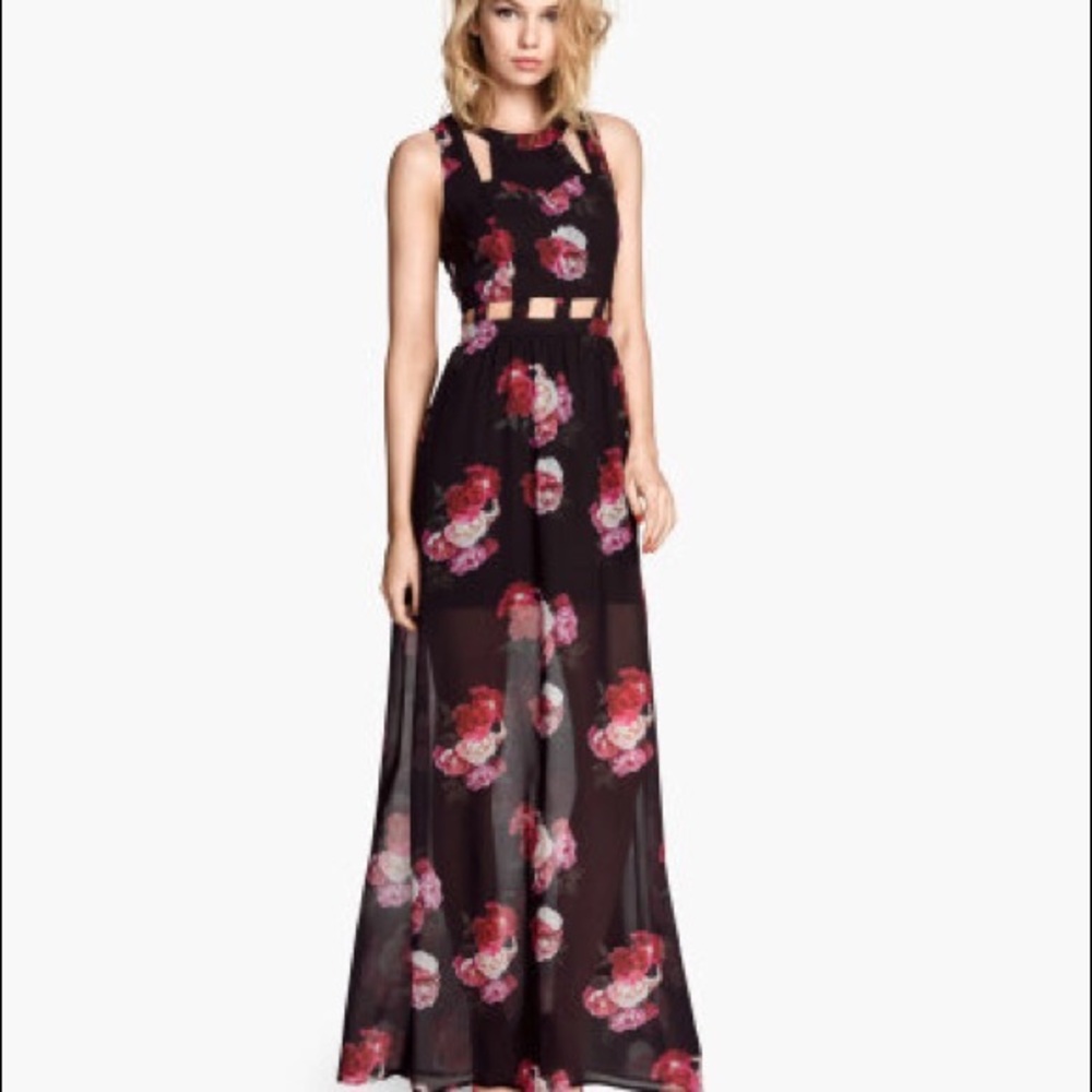 Floral maxi dress